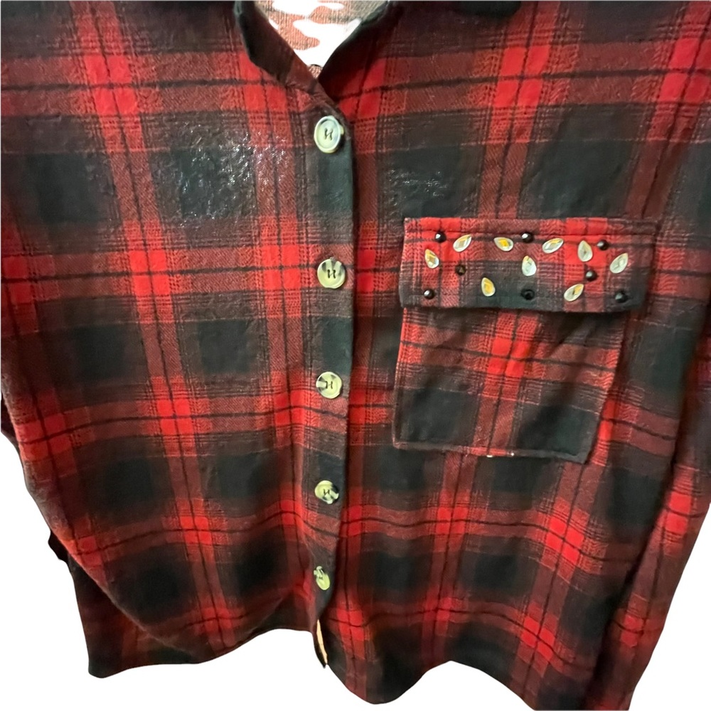 Eden & Olivia button down shirt size L - Picture 9 of 13
